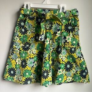 GAP Kids Floral Mini Skirt - Green, Yellow, Blue - Size 5